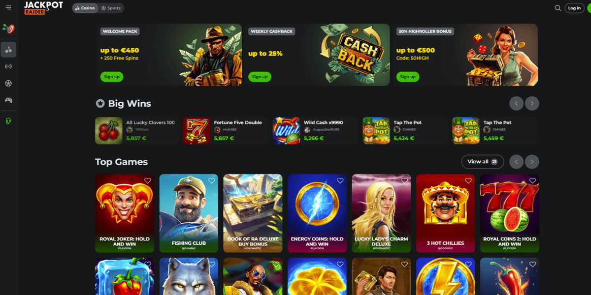 Jackpot Raider Casino